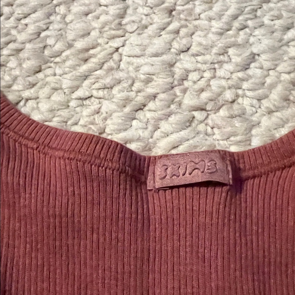 SKIMS Terracotta Ribbed Tank Top small nwot - Picture 5 of 5